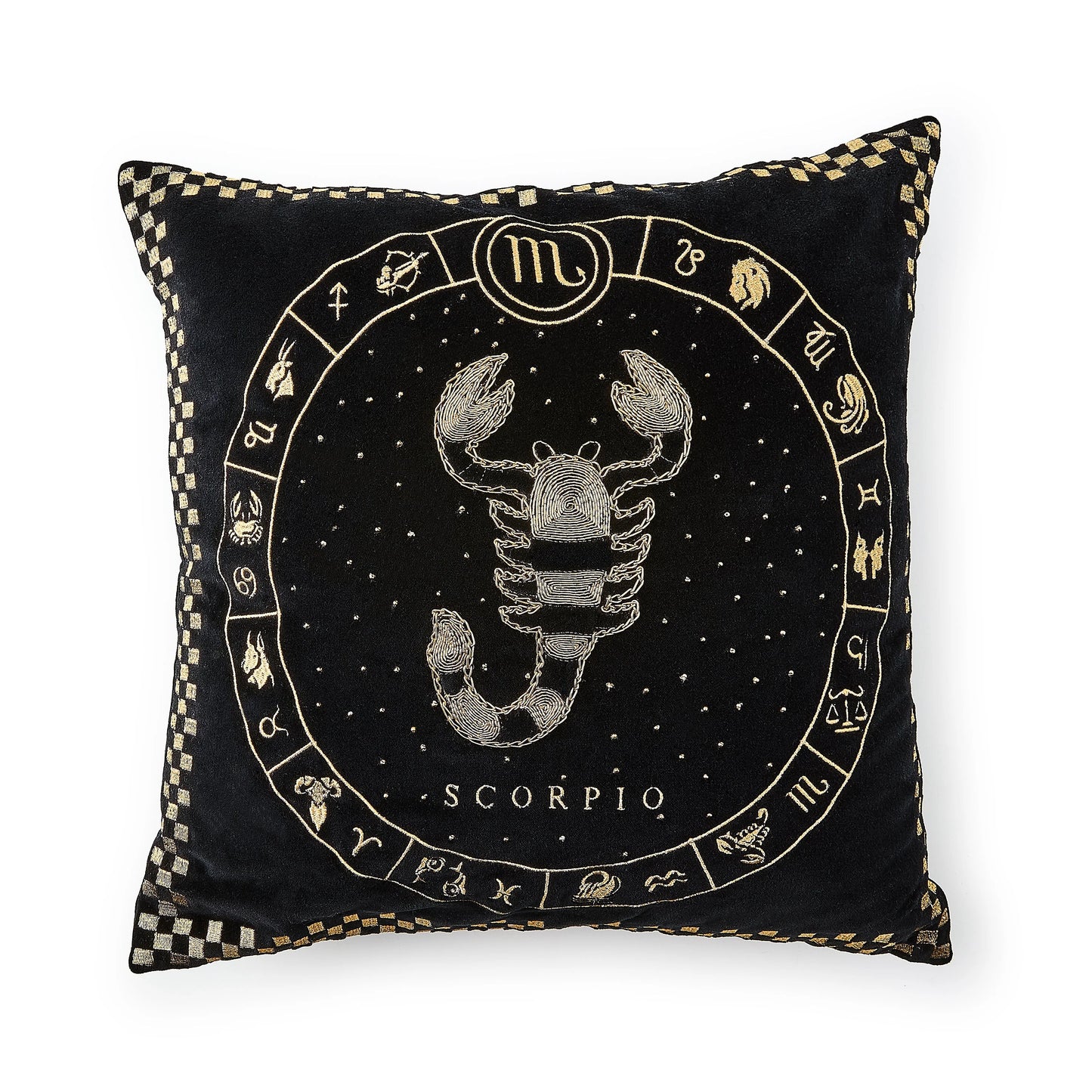 Scorpio Zodiac Throw Pillow