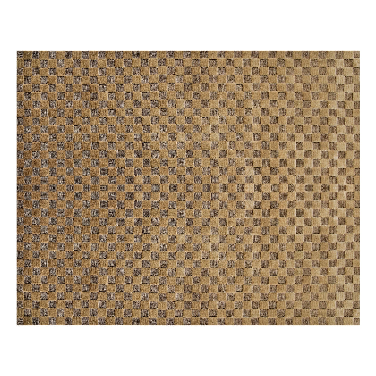 Cocoa Checkerboard 8¡ä x 10¡ä Rug