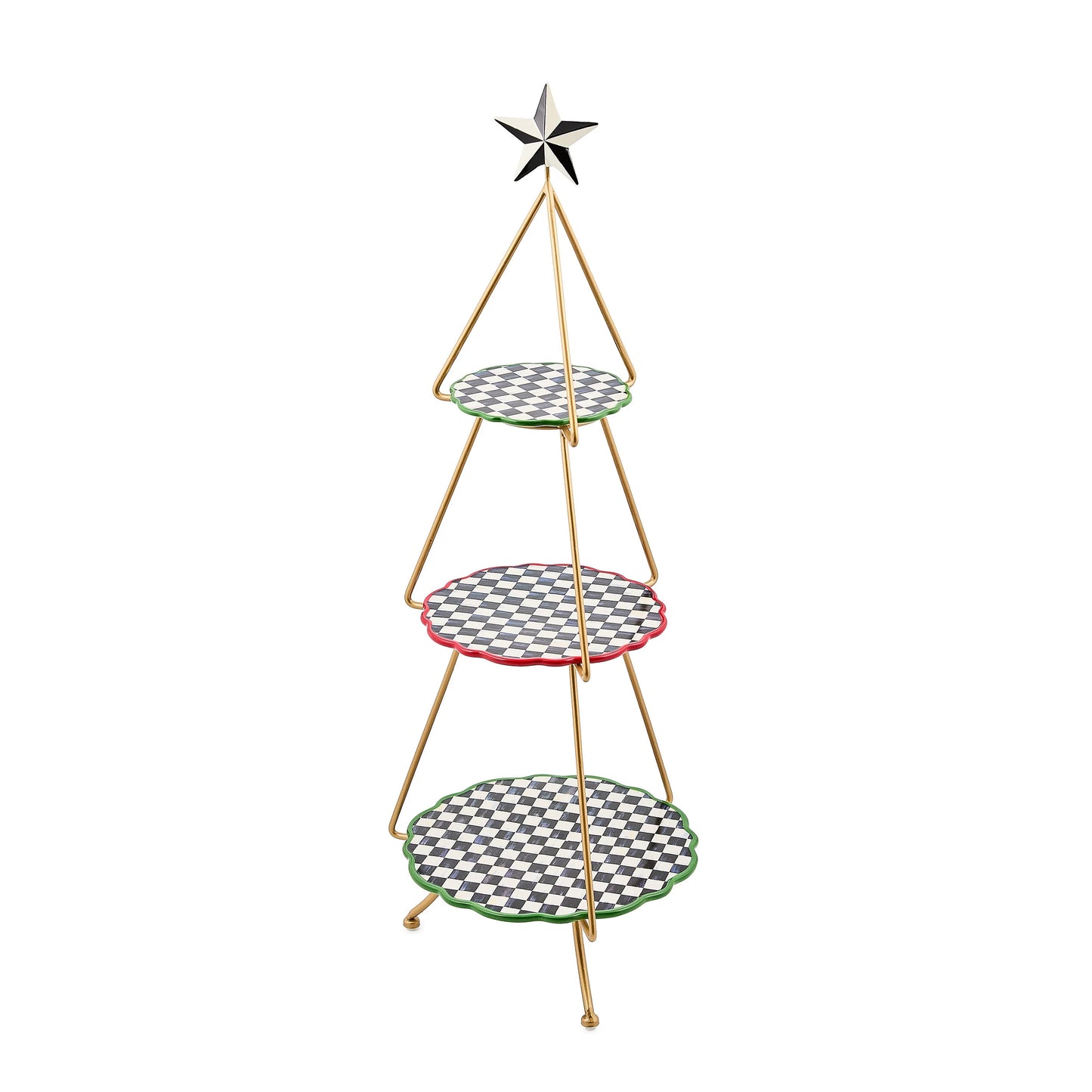 Check It Out Tree Tiered Plate Stand