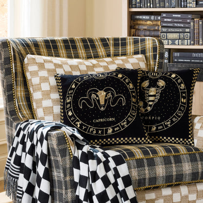 Capricorn Zodiac Throw Pillow