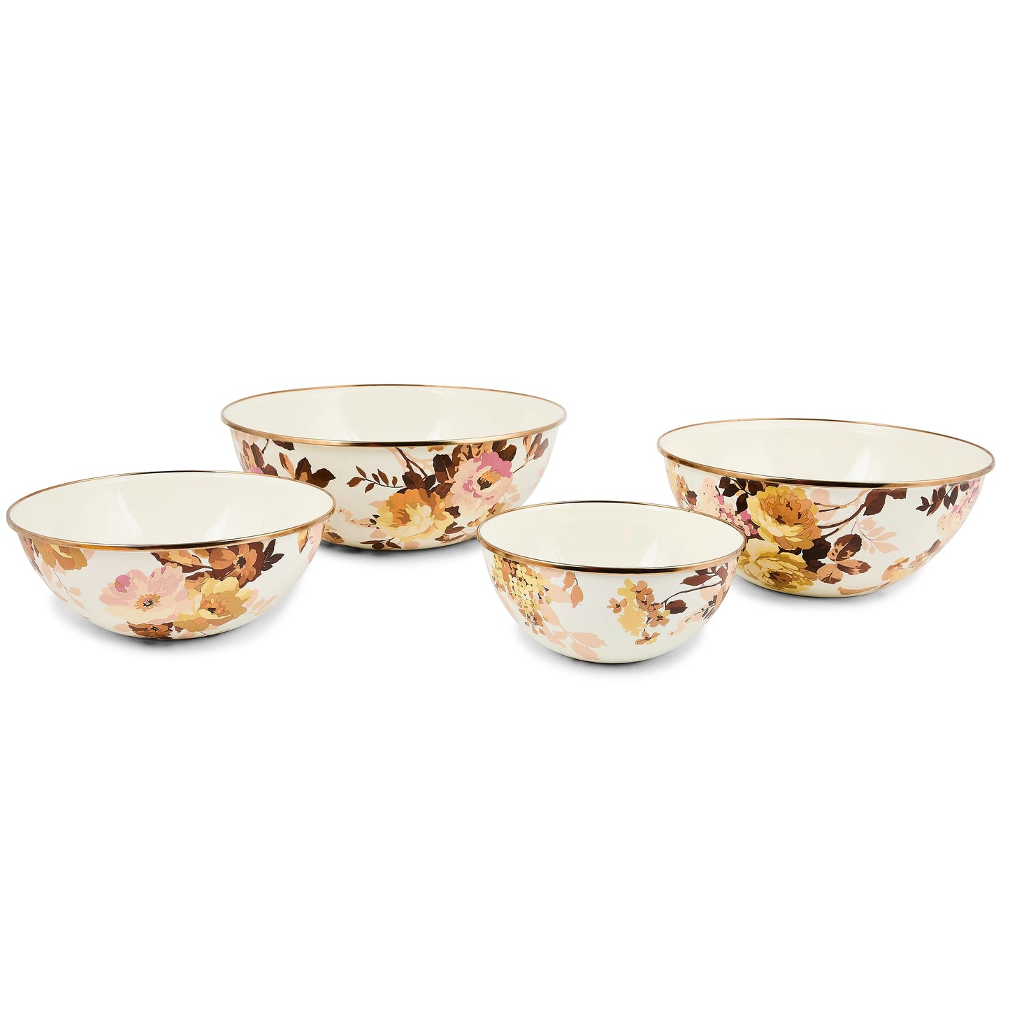 Wild Rose White Medium Everyday Bowl