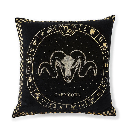 Capricorn Zodiac Throw Pillow