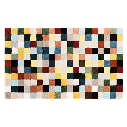 Multicolor Checkerboard 2¡¯3¡å x 3¡¯9¡å Rug