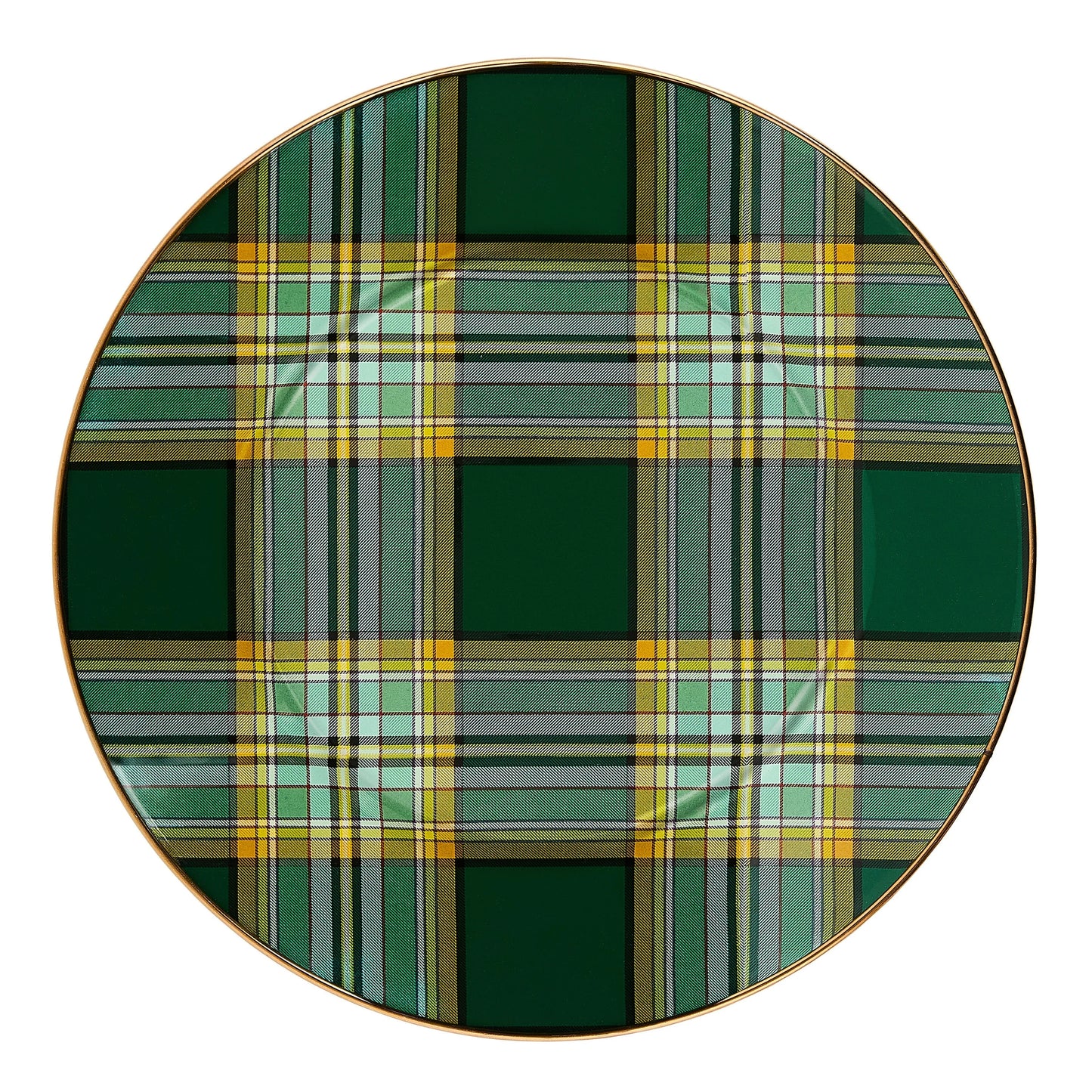 Tartan Green Dinner Plate