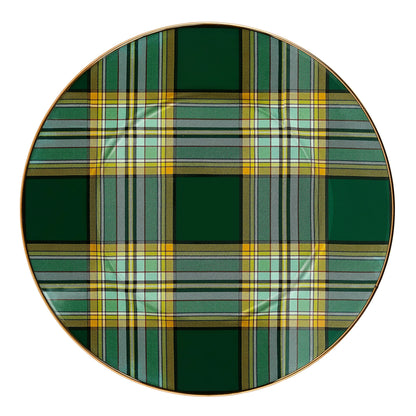 Tartan Green Dinner Plate