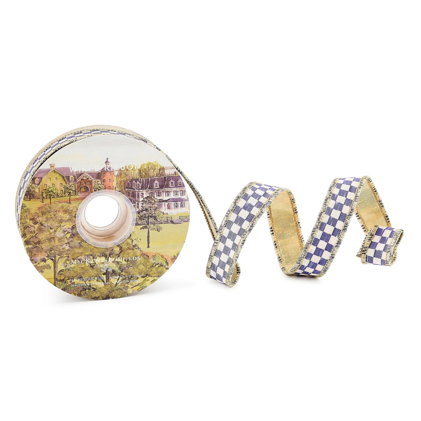 Violet Check 1¡å Ribbon