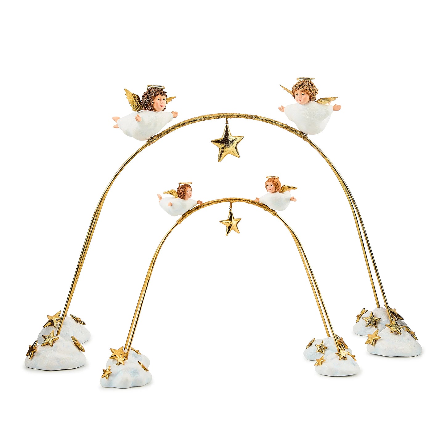 Patience Brewster Nativity Cherub Angels Arch Set, Set of 4