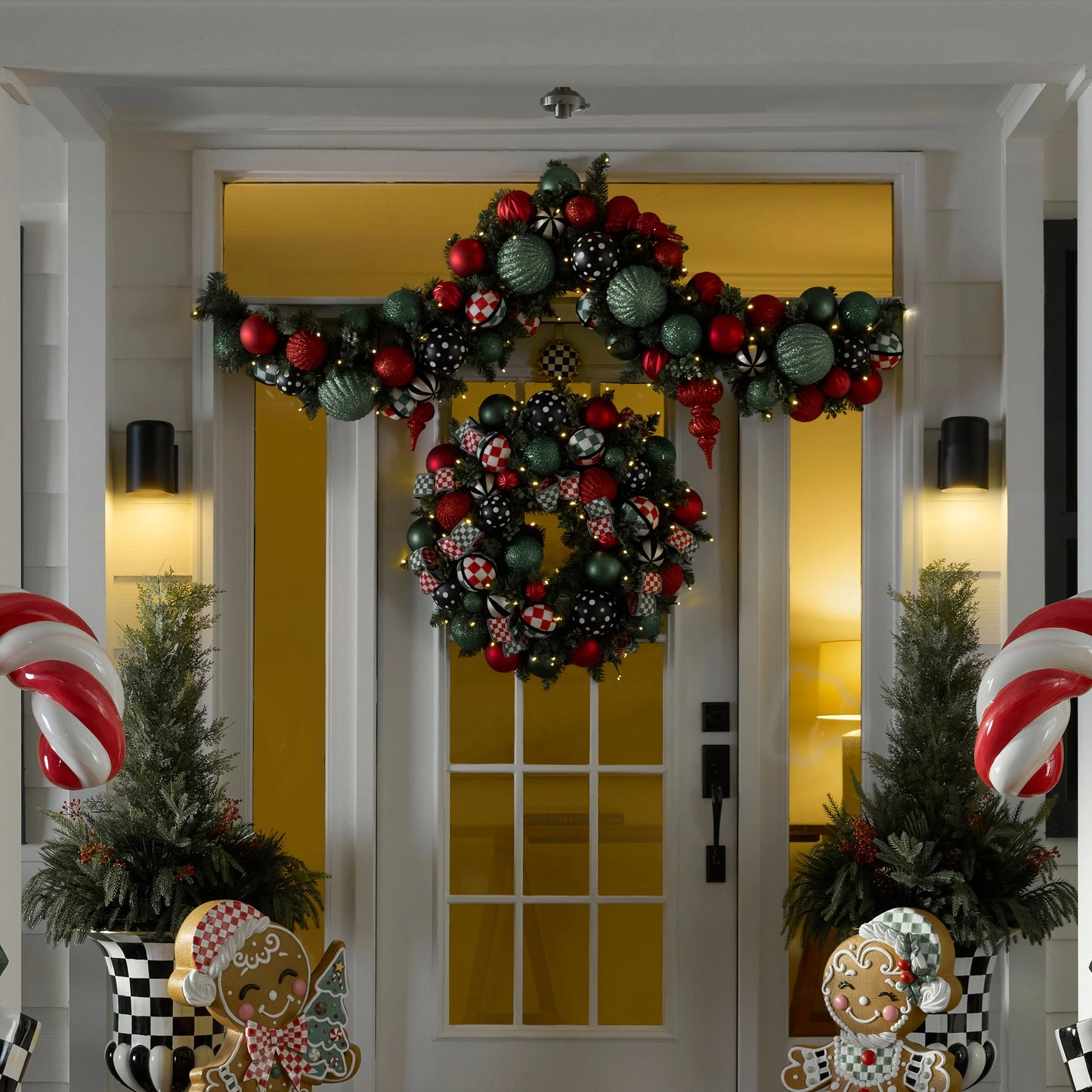 Check It Out Illuminated 26¡å Wreath
