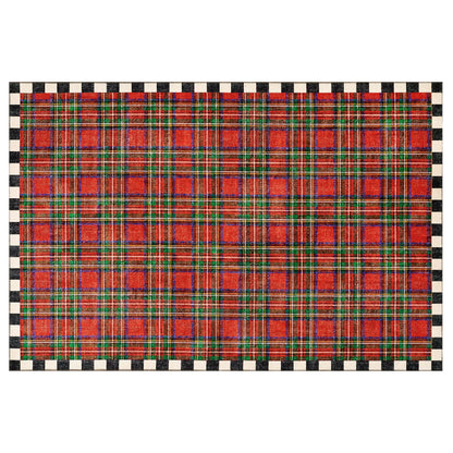 Royal Stewart Tartan Red 5¡ä x 7¡¯6¡å Washable Rug