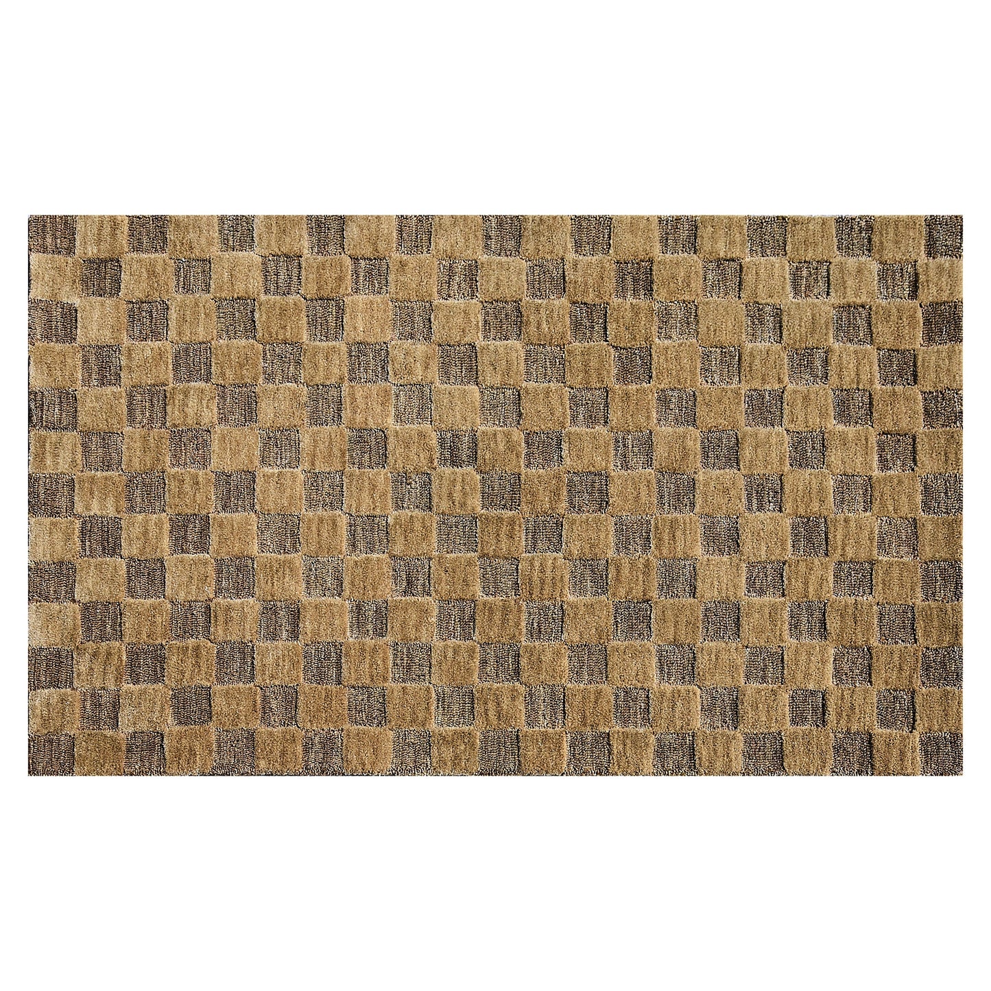 Cocoa Checkerboard 3¡ä x 5¡ä Rug