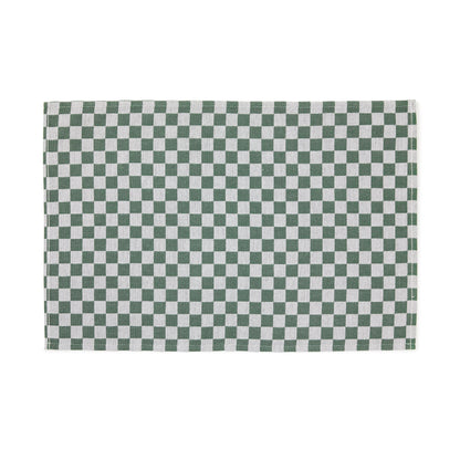 Dark Green Check Placemat, Set of 4