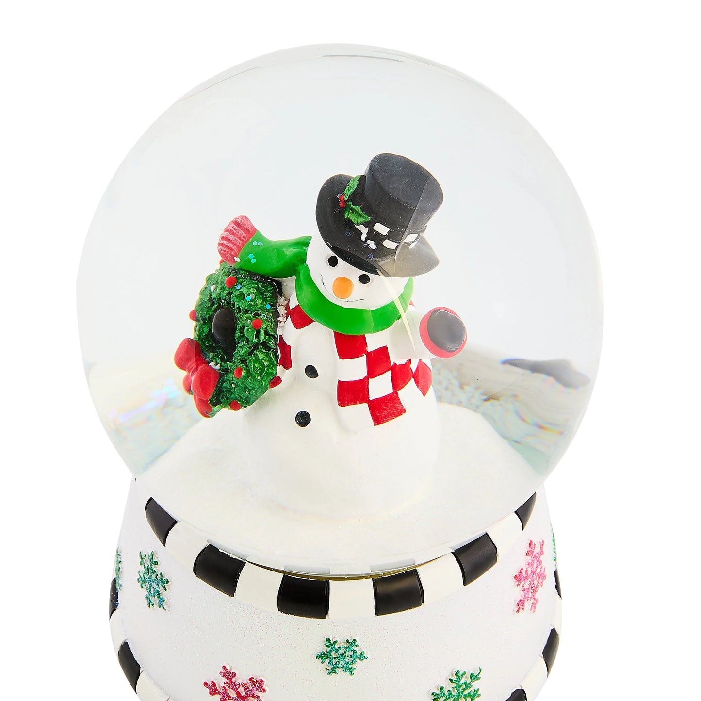 Check It Out Snowman Snow Globe