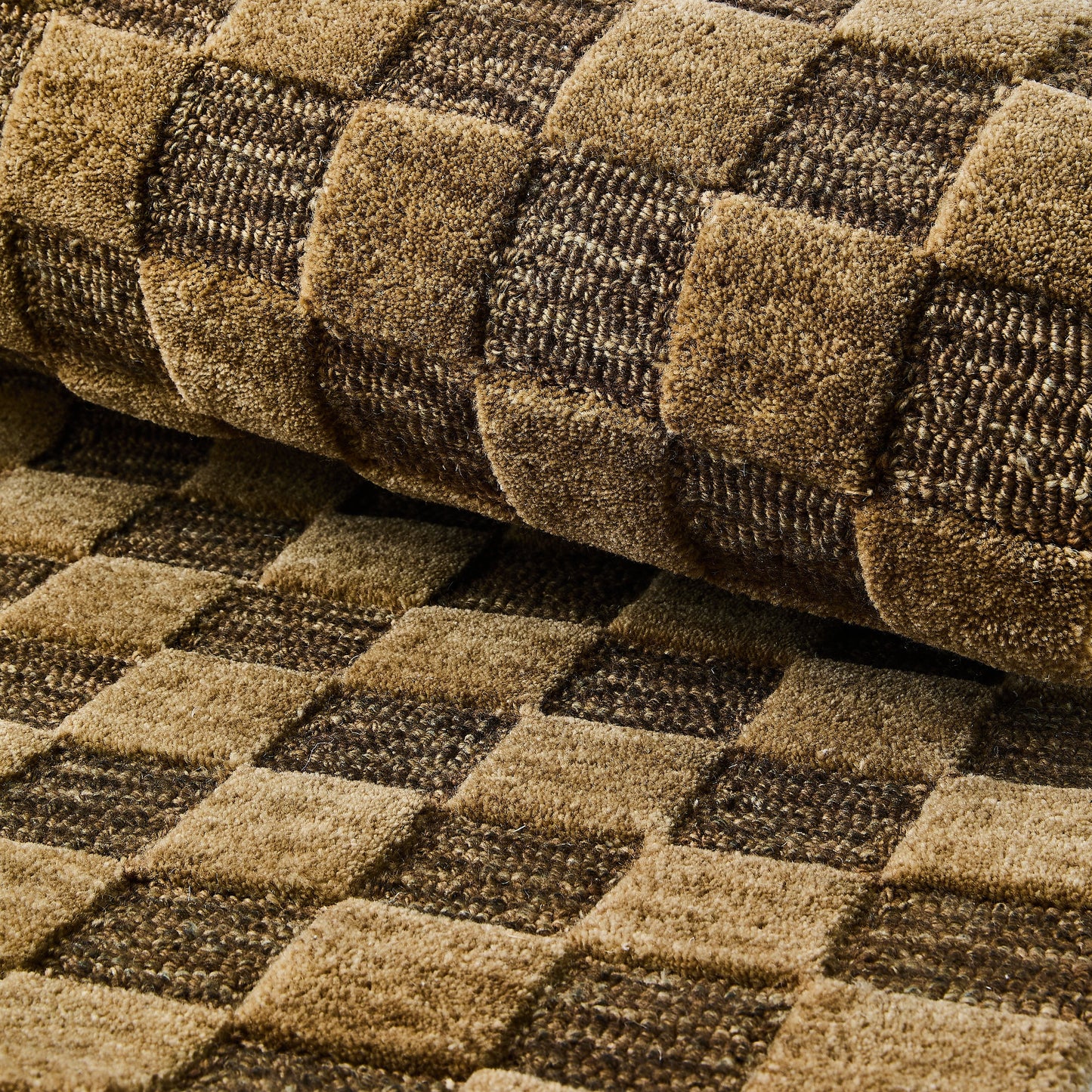 Cocoa Checkerboard 5¡ä x 8¡ä Rug